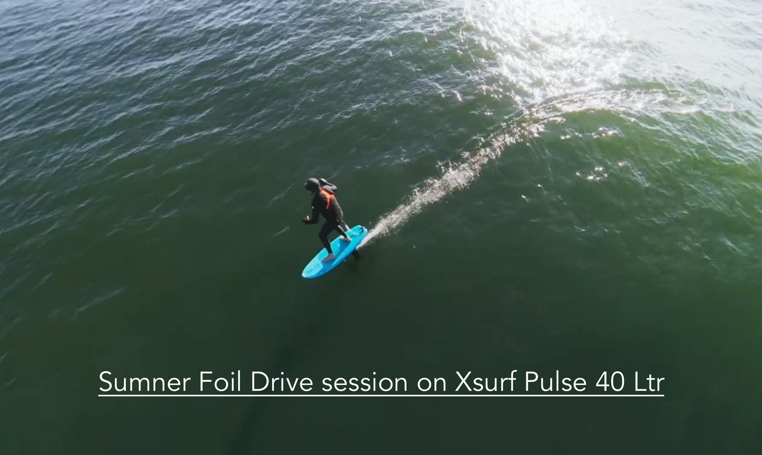 Foil Drive session In Sumner, Christchurch, NZ