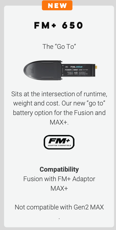 Foil Drive - Battery - Assist MAX+ 650 (Gen2.5  43V )