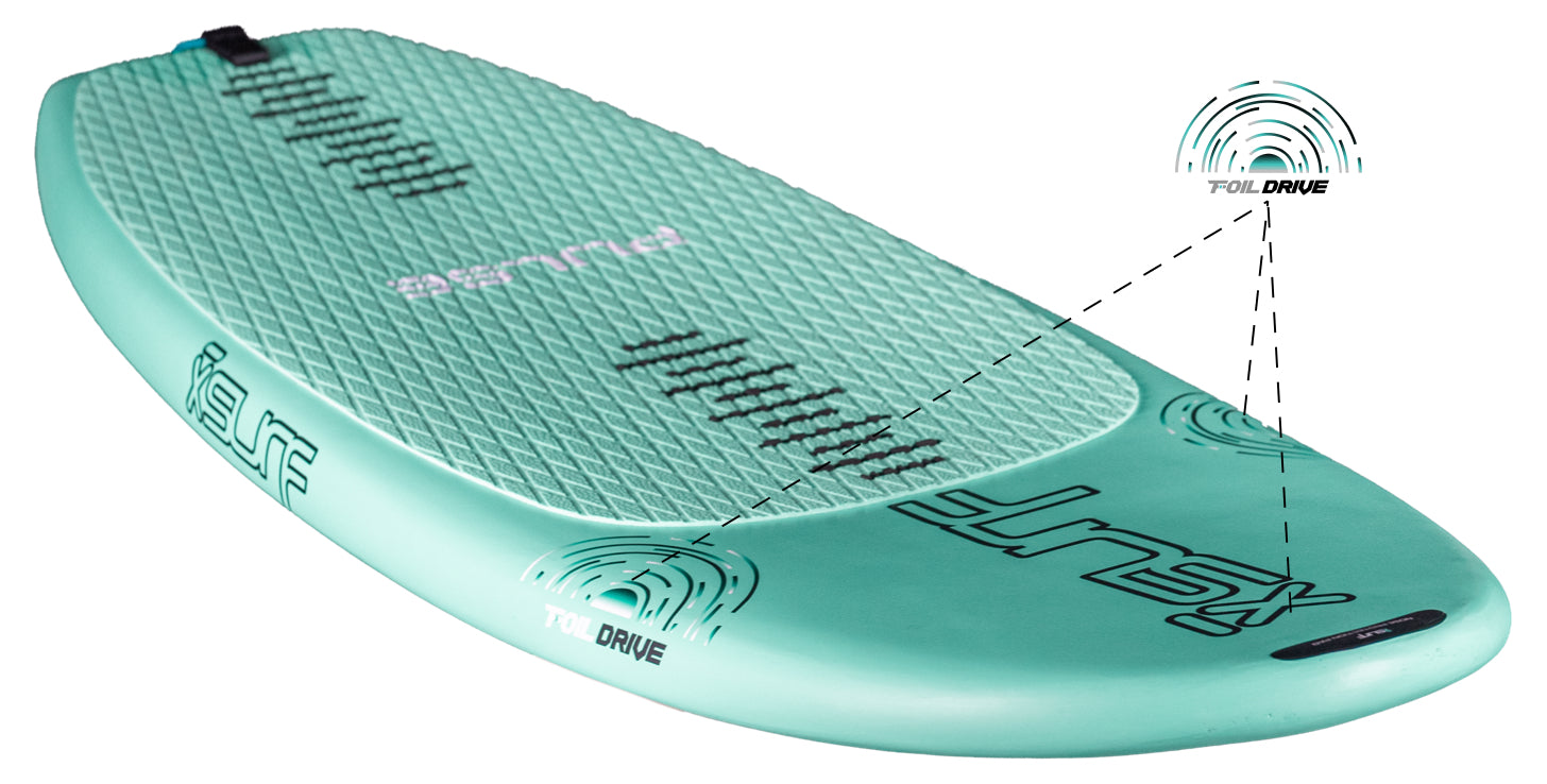XSURF PULSE V2 FOIL ASSIST TRENCH BOARD for Foil Drive
