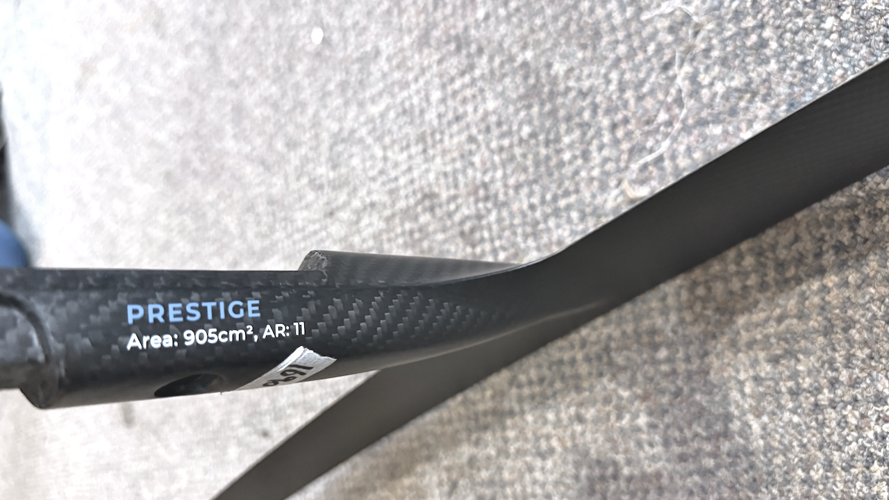 Cabrinha Union Foil set - Prestige wing & Union Carbon mast