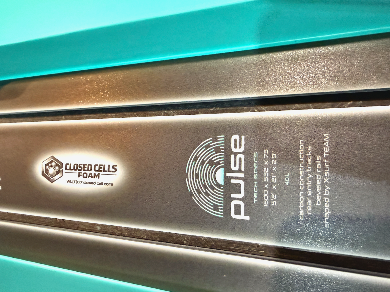 XSURF PULSE V2 FOIL ASSIST TRENCH BOARD for Foil Drive