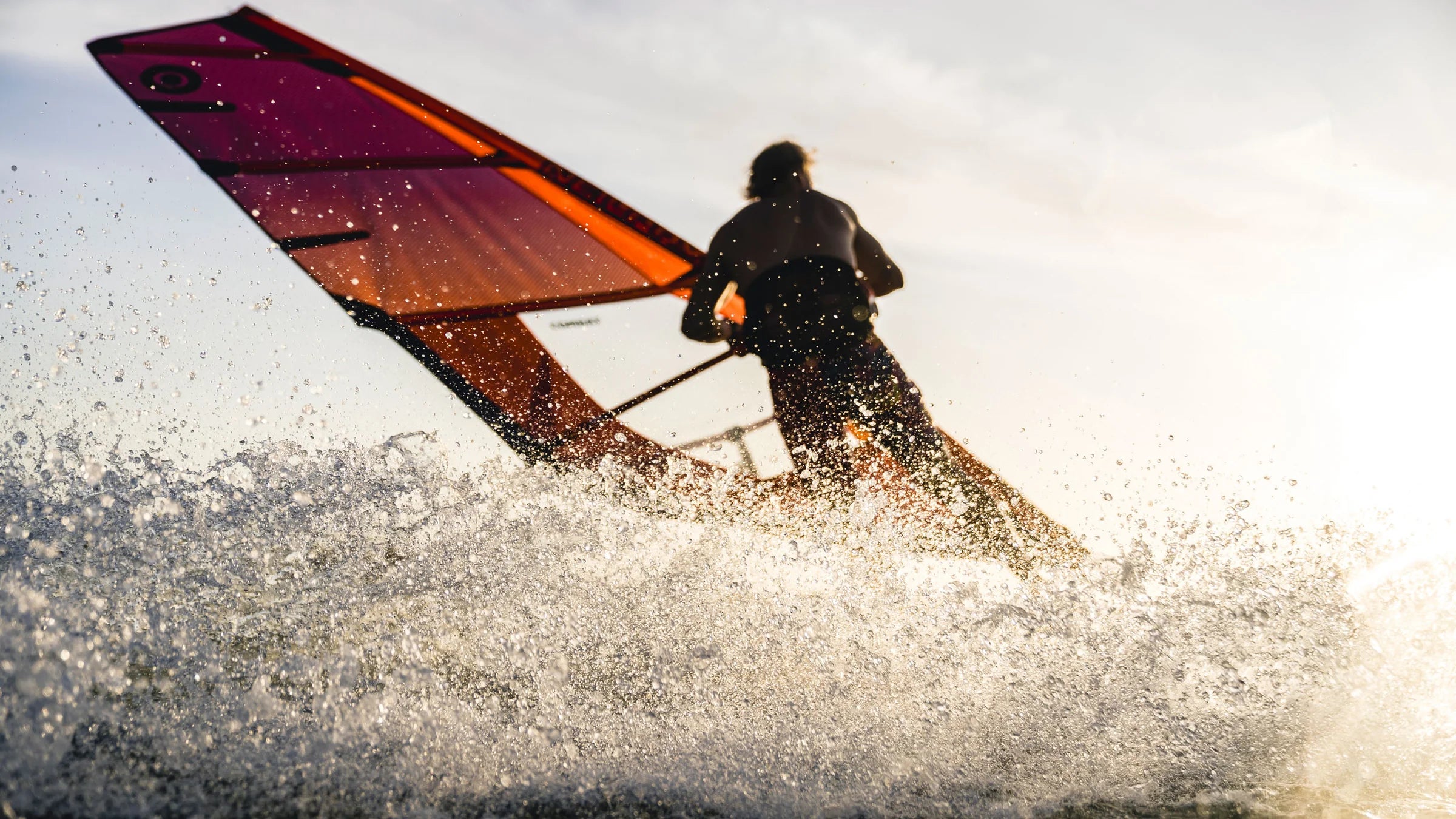 NeilPryde Combat Windsurf Sail Juicy Orange/Purple 2025