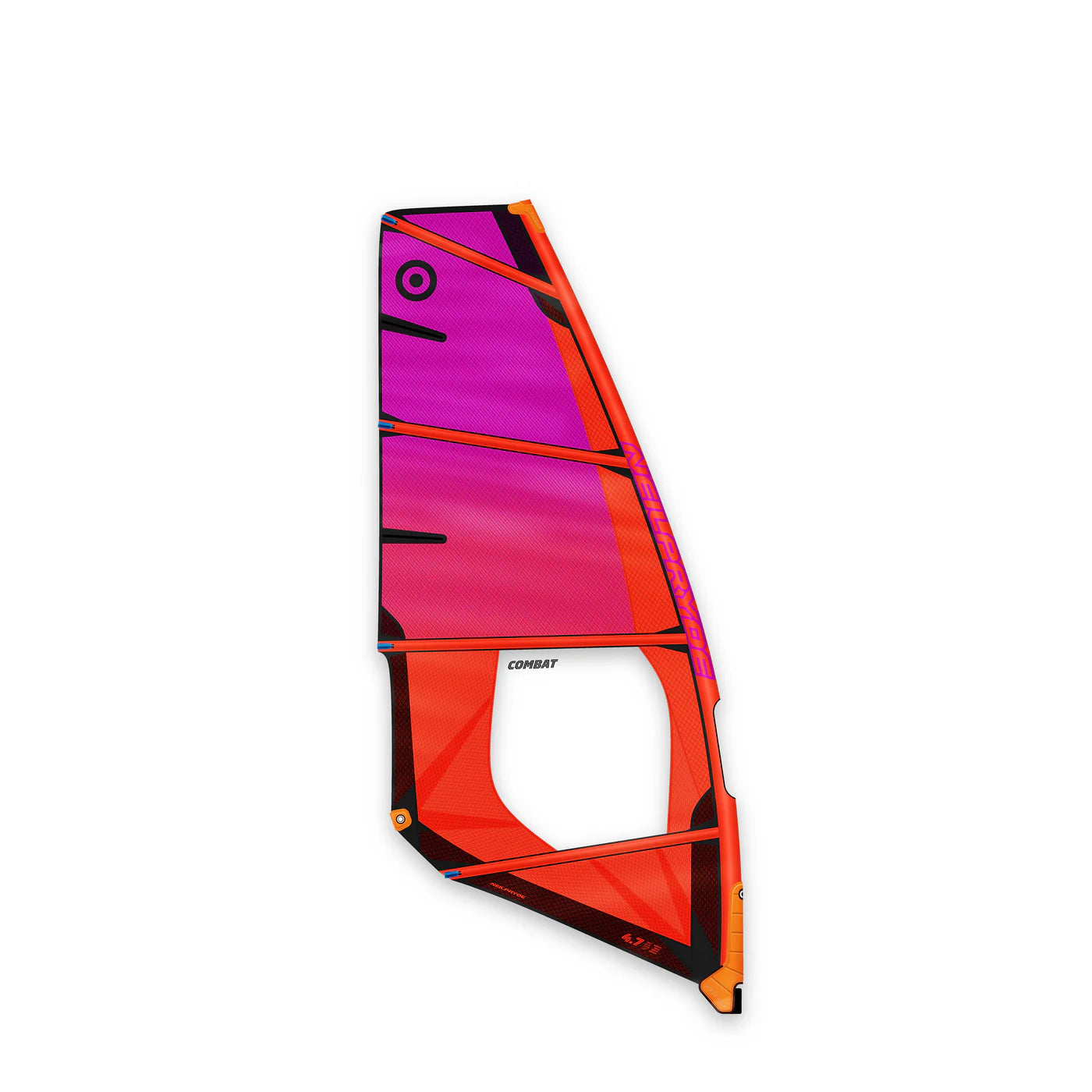 NeilPryde Combat Windsurf Sail Juicy Orange/Purple 2025