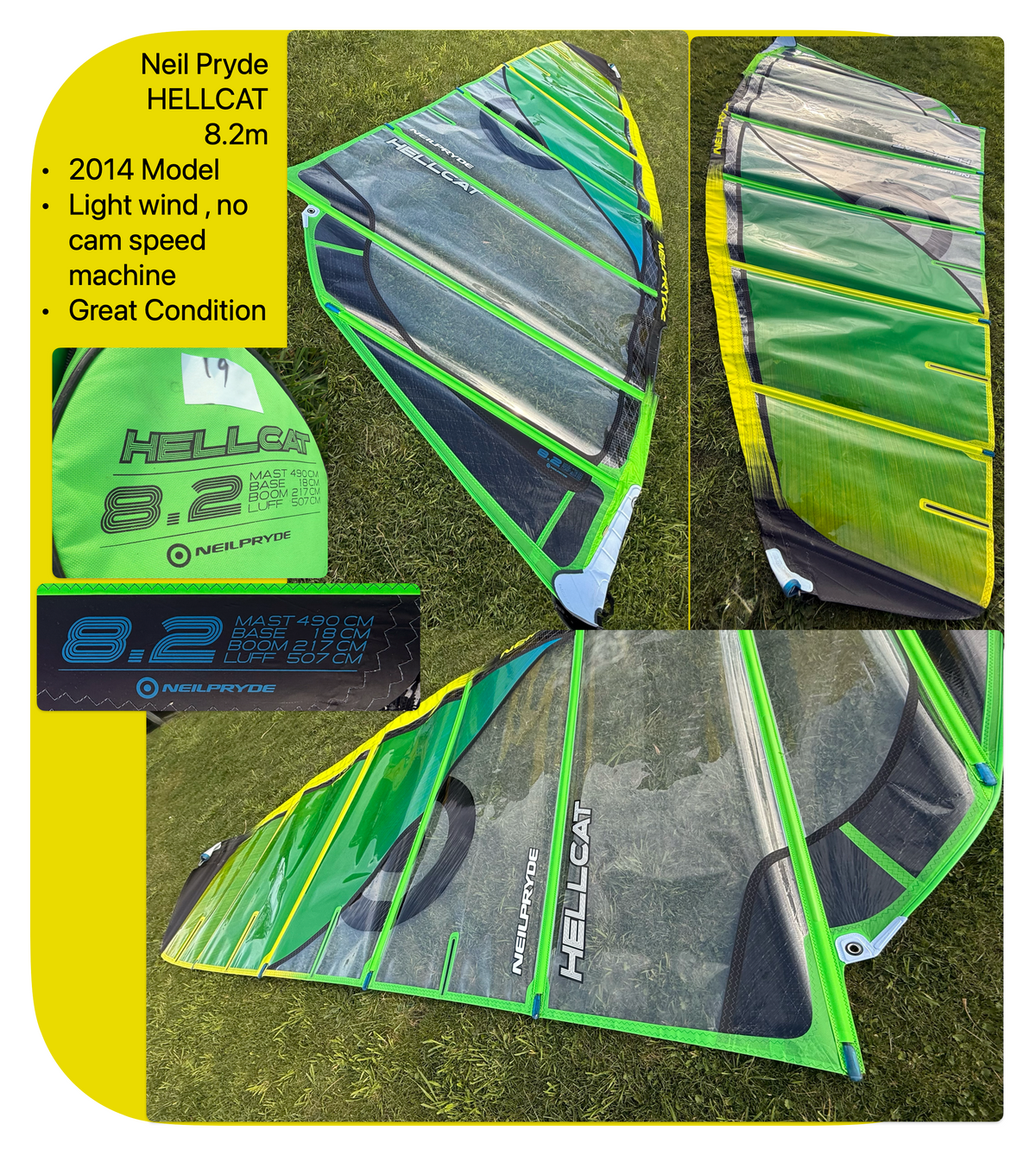 Wind Surf Sails - USED