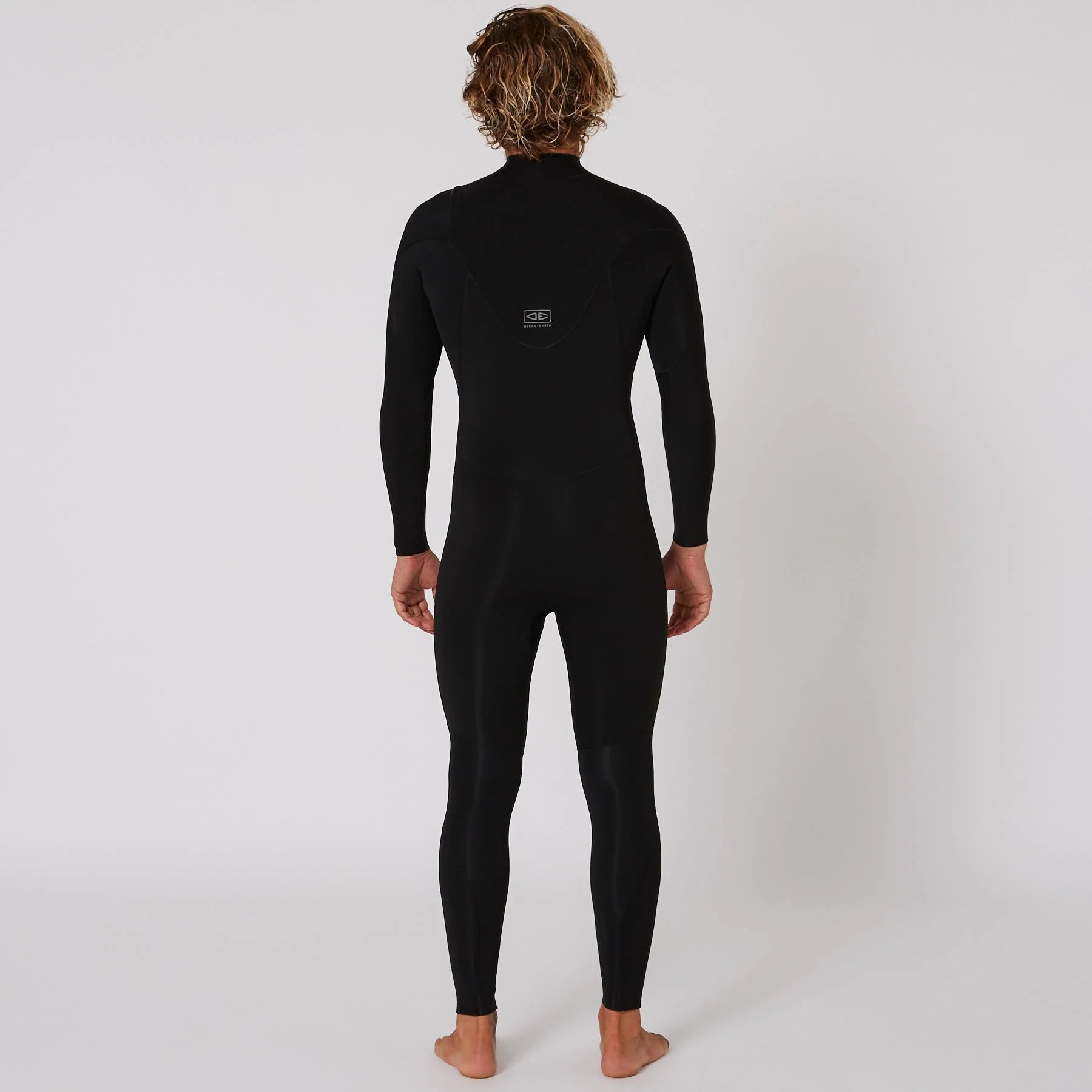 Ocean & Earth Wetsuit 4/3MM MENS DOUBLE BLACK CHEST ZIP STEAMER